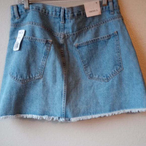 Forever 21 Blue Jeans Skirt - Picture 2 of 4